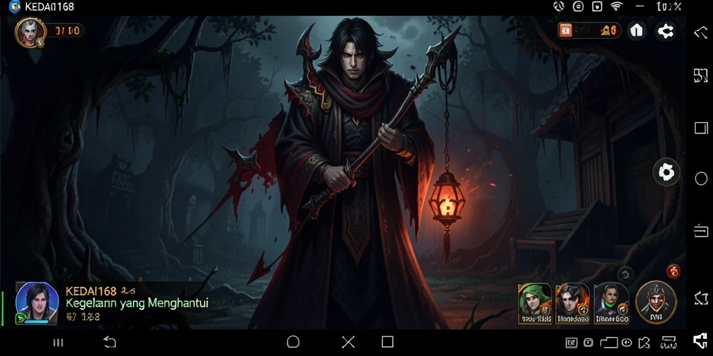 Gameplay menegangkan dengan suasana gelap yang mencekam.