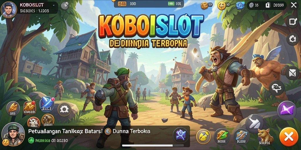 Gameplay seru dan mendebarkan di dunia terbuka KOBOISLOT.
