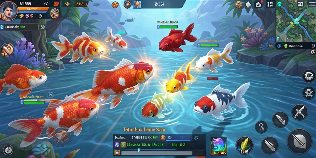 Screenshot gameplay Tembak Ikan MLBB8 yang seru dan menantang.