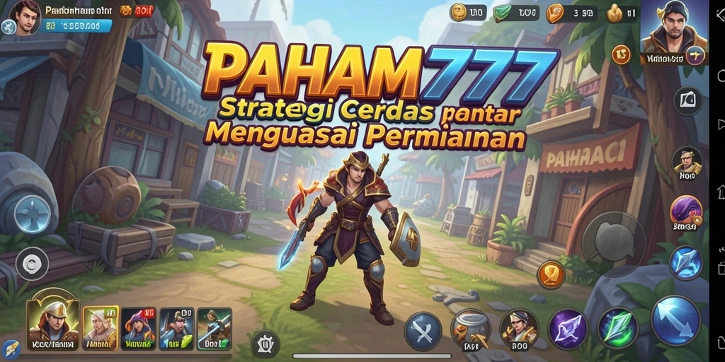 Tampilan gameplay PAHAM777 yang menampilkan strategi mendalam dan karakter unik.