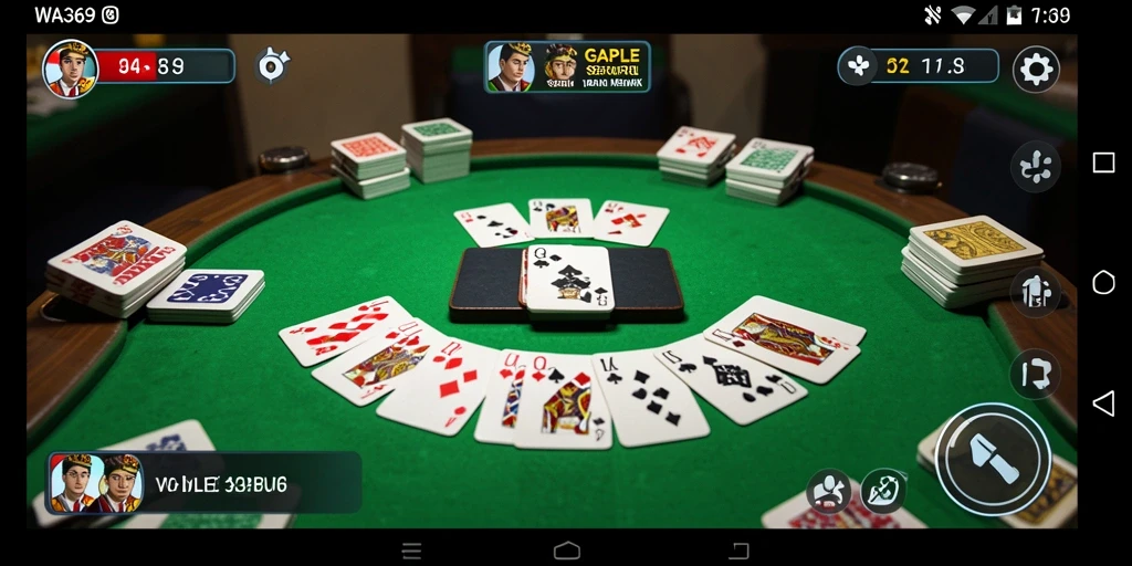 Screenshot gameplay seru Gaple di WA369.